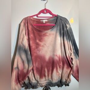 Seven7 Women's Multicolor Tie-Dye Sweatshirt